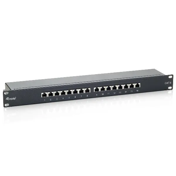 CAT.6 PATCH PANEL 16-PORT 19 INCH 1