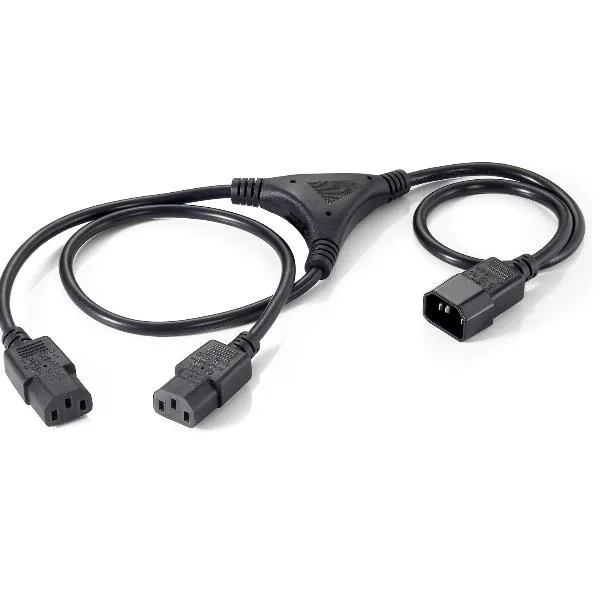 POWER CABLE Y-VERSION 1,60M BLACK,