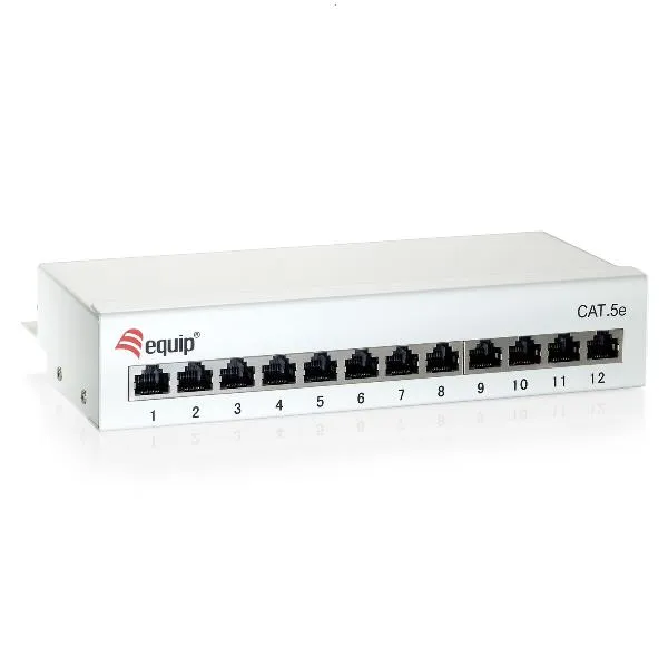 PREMIUM CAT.6 PATCH PANEL 12-PORT D