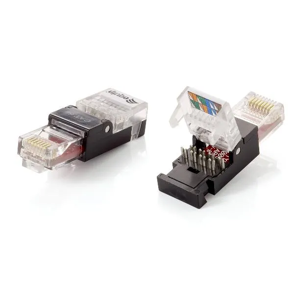 RJ45 CONNECTOR UTP CAT.6, TOOLFREE