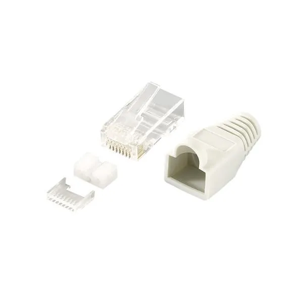 RJ45 CONNECTOR UTP CAT.6 WITH INSER