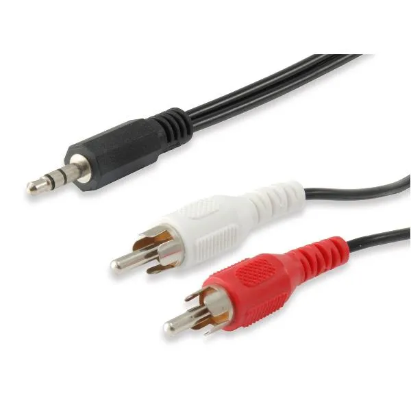 AUDIO CABLE 3.5MM MALE TO 2 RCA MAL