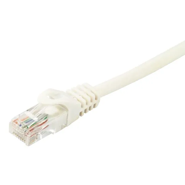 CAT.6A U/UTP PATCH CABLE, 0.5M, WHI