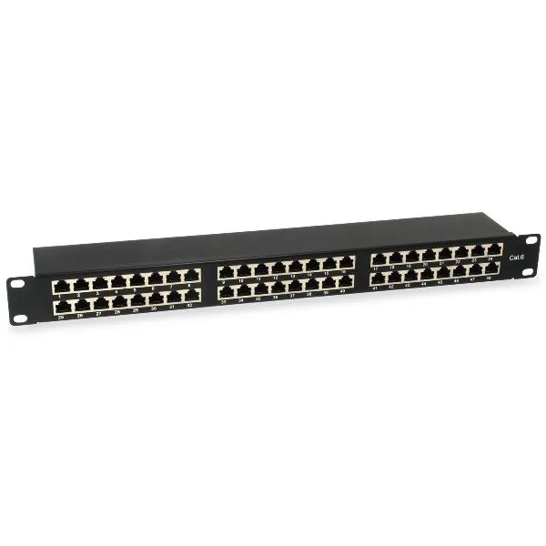 CAT.6 PATCH PANEL 48-PORT 19 INCH 1