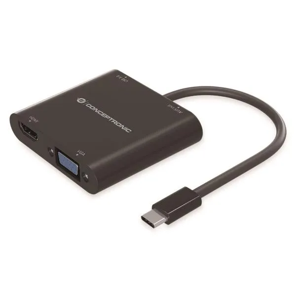 4-IN-1 USB-C TO HDMI VGA USB 3.0