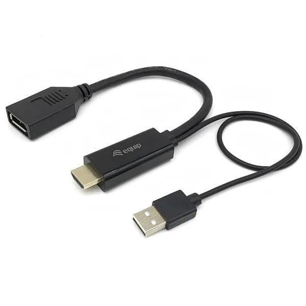 HDMI TO DISPLAYPORT ADAPTER , BLACK