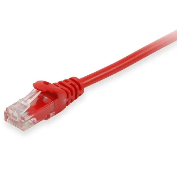 CAT.6A U/UTP PATCH CABLE, 0.5M, RED