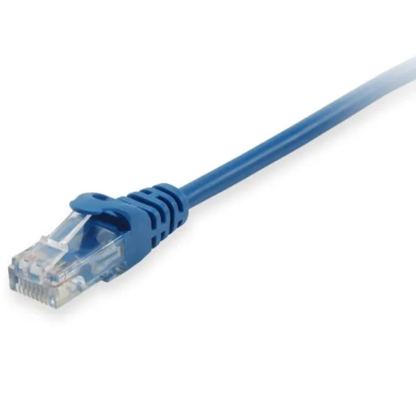 CAT.6A U/UTP PATCH CABLE, 0.5M, BLU