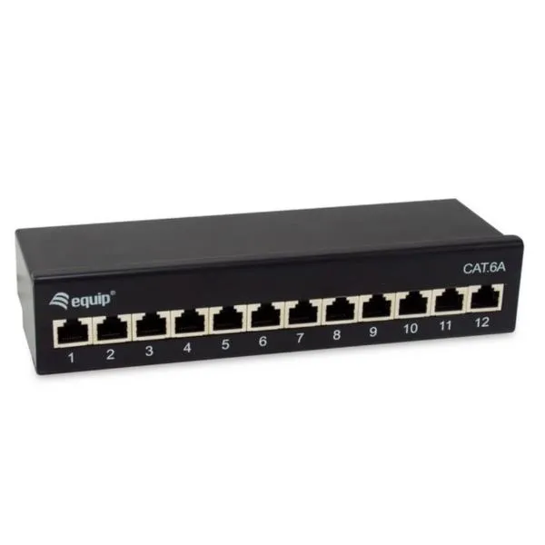 12-PORT CAT.6A DESKTOP SHIELDED PAT