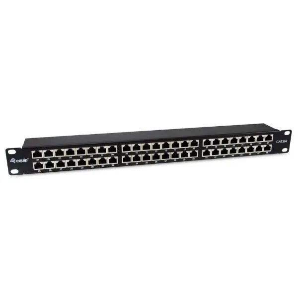 48-PORT CAT.6A SHIELDED PATCH PANEL