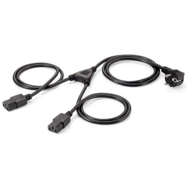 POWER CABLE Y-VERION 2 X IEC C13 TO