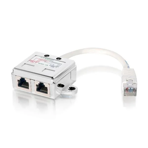 PREMIUM RJ45 SPLITTER 8P8C PLUG ->