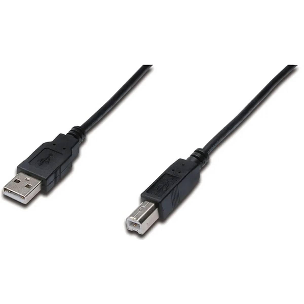 Cavo USB A con USB B Digitus AK-300102-018-S Nero 1,8 m