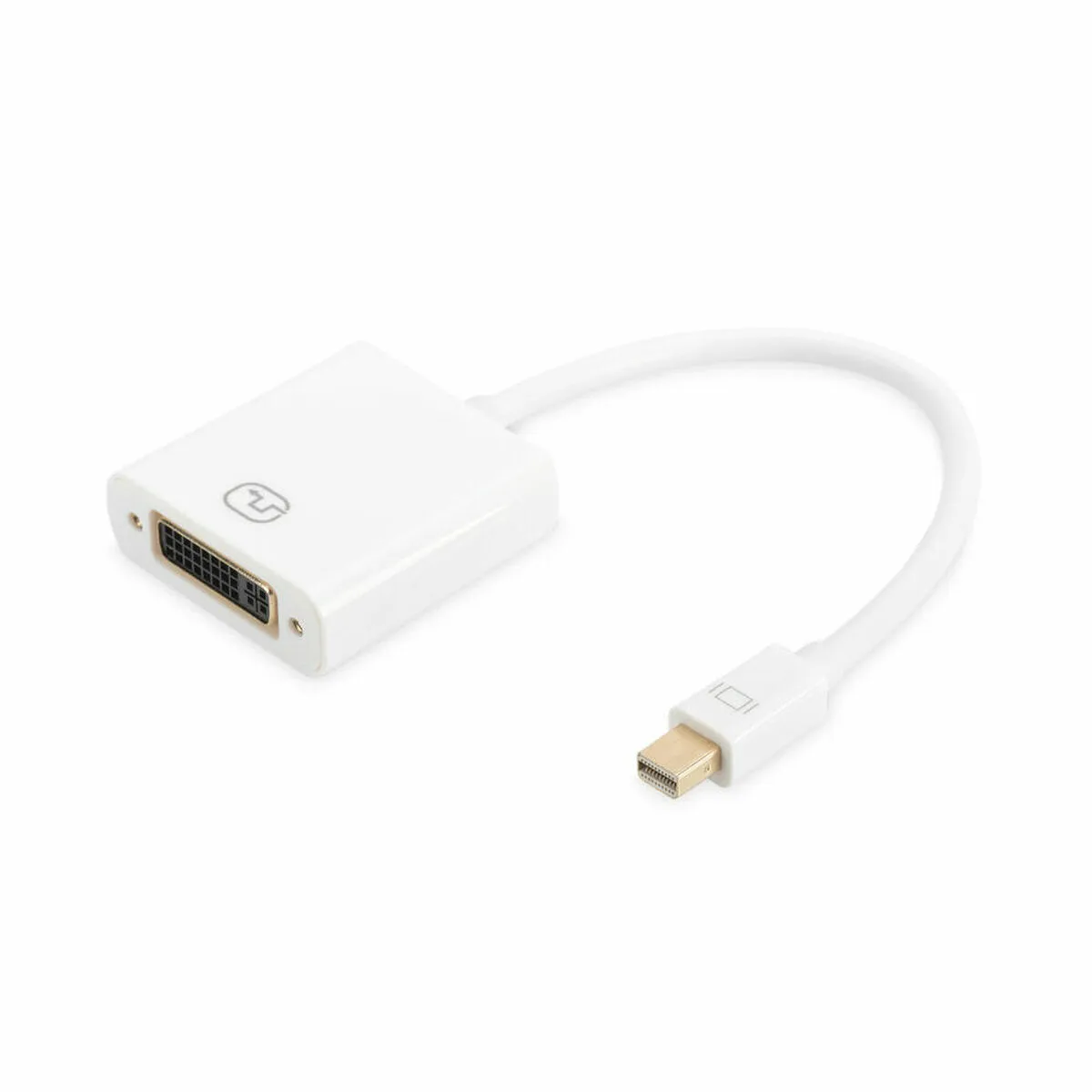 Adattatore Mini DisplayPort con DVI Digitus AK-340406-001-W Bianco Nero