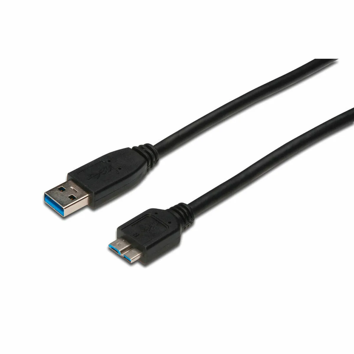 Cavo da USB a micro USB Digitus AK-300117-003-S Nero 25 cm