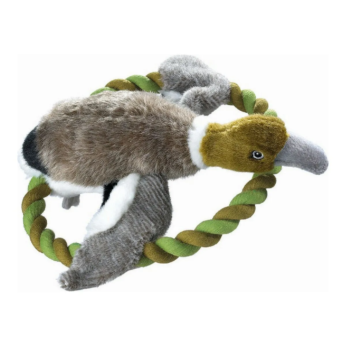 Peluche per cani Hunter Wildlife Train Con corda Anatra (26 cm)