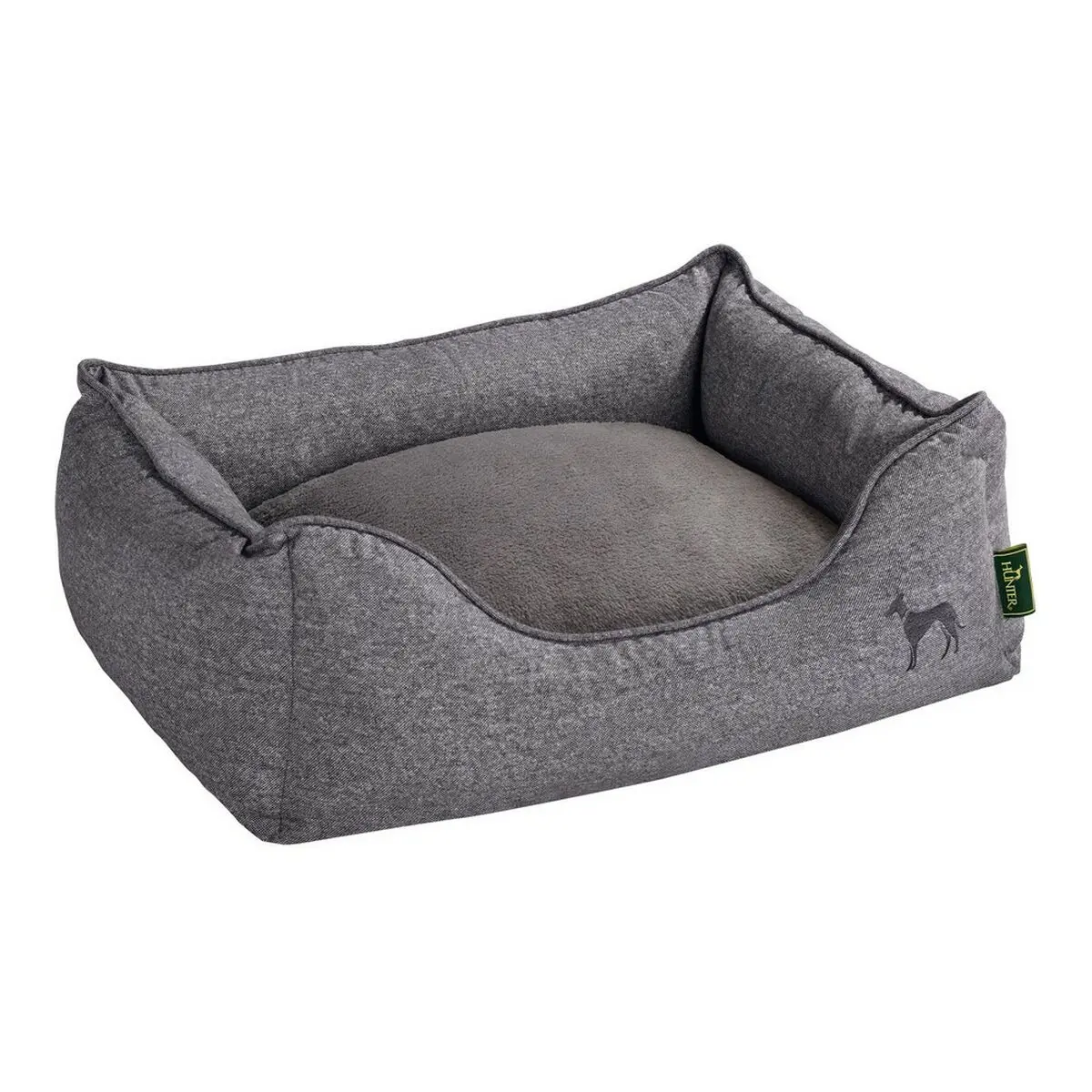 Divano per cani Hunter BOSTON Grigio 80x60 cm