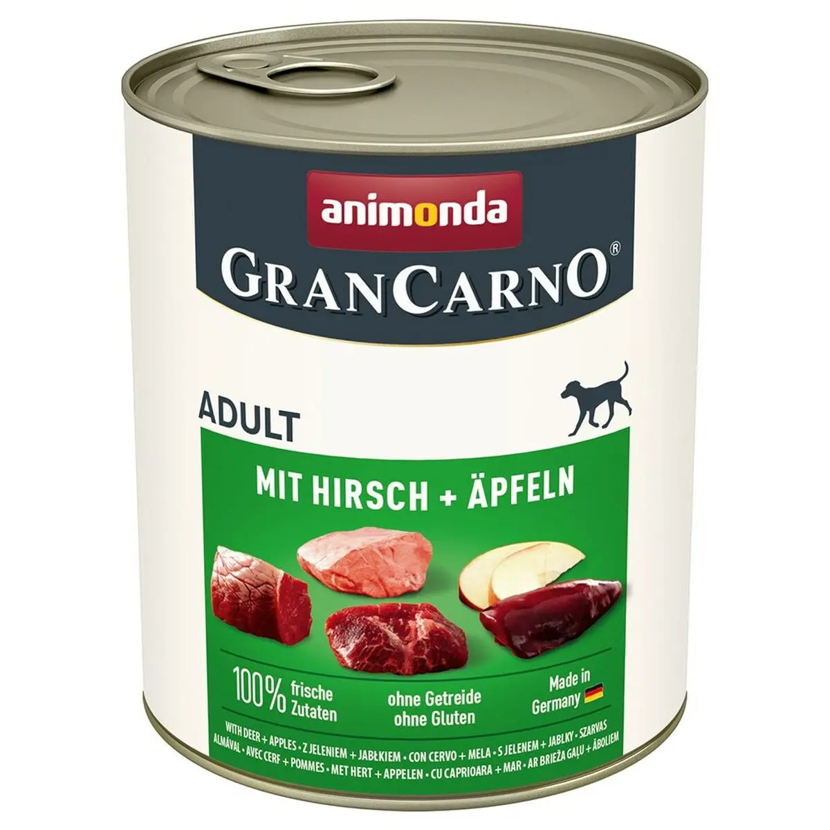 Cibo umido Animonda GranCarno Adult Deer and apple Cervo 800 g