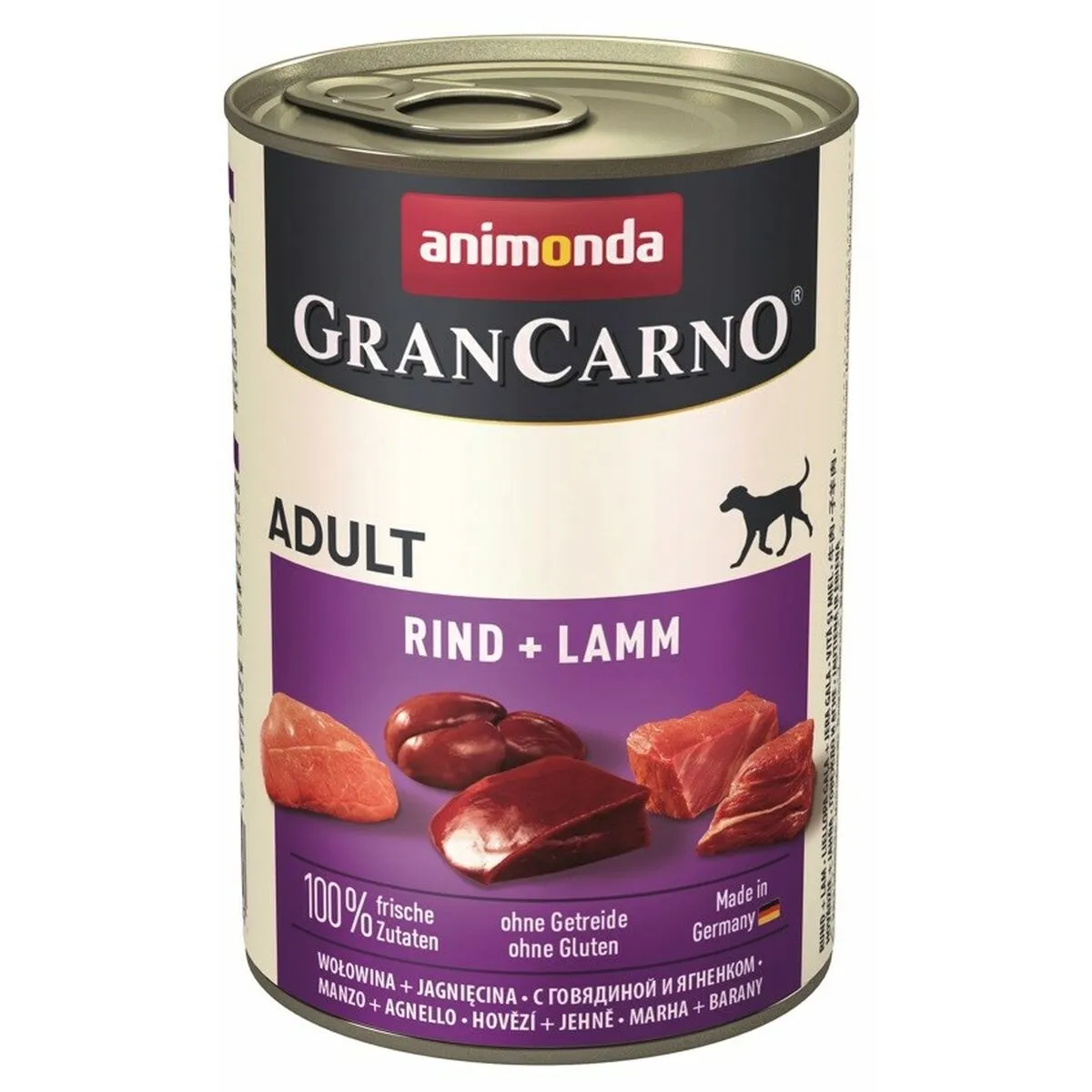 Cibo umido Animonda GranCarno Original Carne di vitello Agnello 400 g