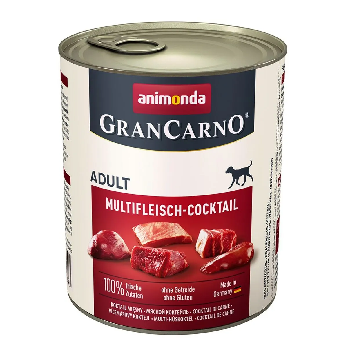 Cibo umido Animonda GranCarno Pollo Tacchino Carne Carne di vitello 800 g