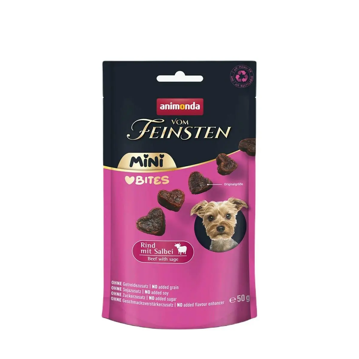 Snack per Cani Animonda Mini Carne di manzo e vitello 50 g