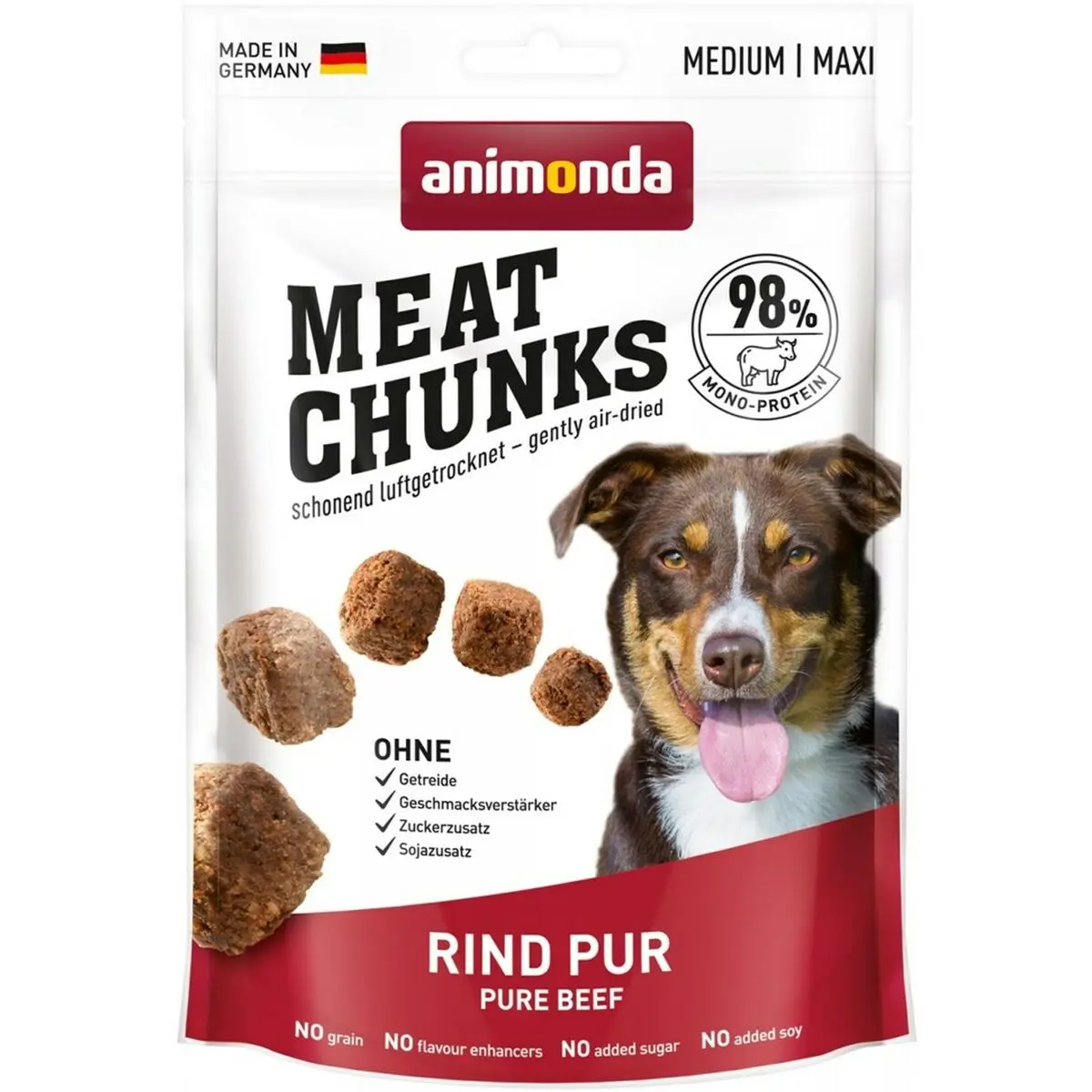 Snack per Cani Animonda Meat Chunks Beef  Carne di manzo e vitello 60 g