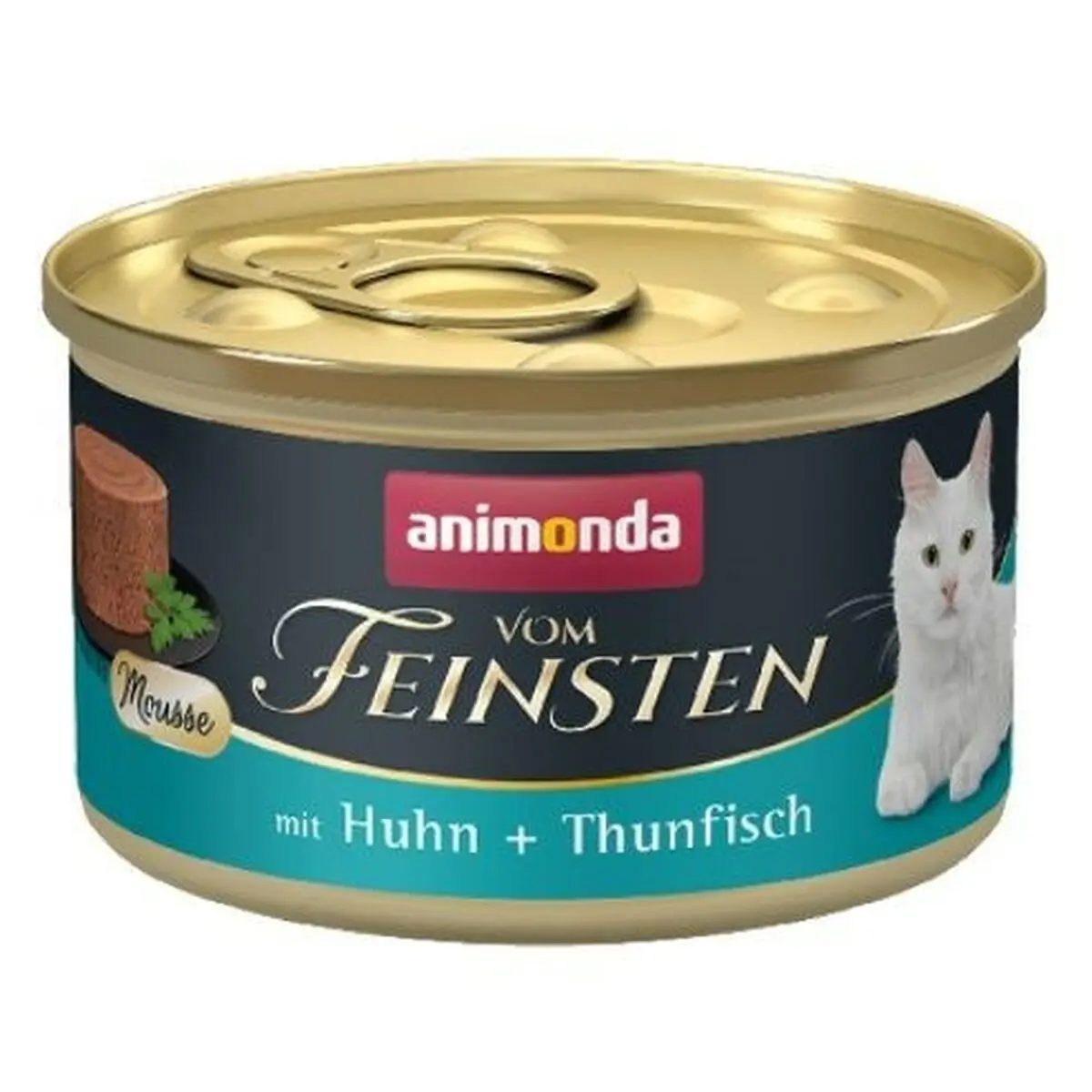 Cibo per gatti Animonda Vom Feinsten Mousse Pollo Tonno Pesce 85 g