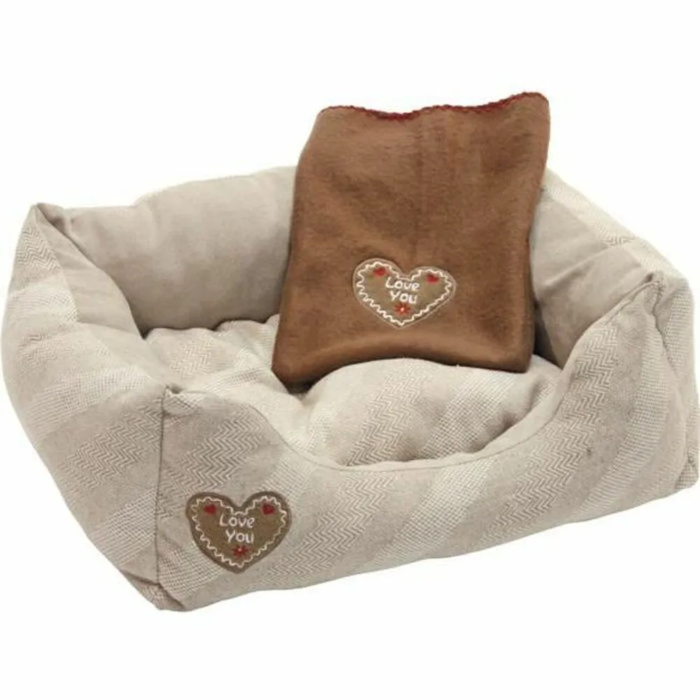 Letto per Cani Kerbl Love You 47 x 37 cm Beige