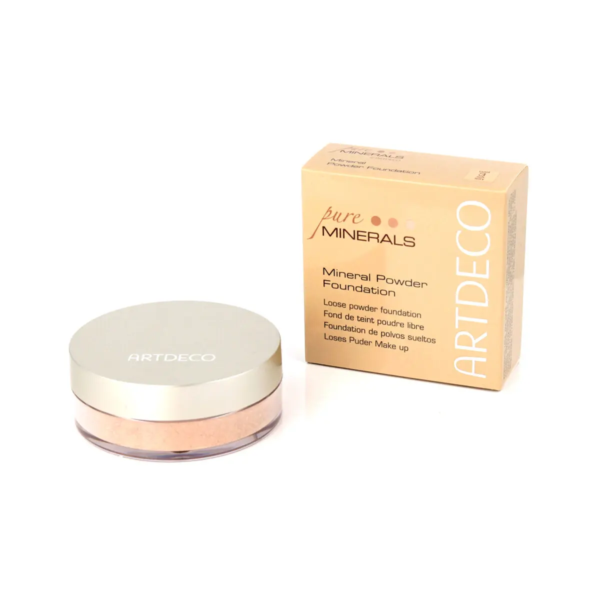 Base per il Trucco in Polvere Artdeco Pure Minerals Nº 3 Soft Ivory 15 g