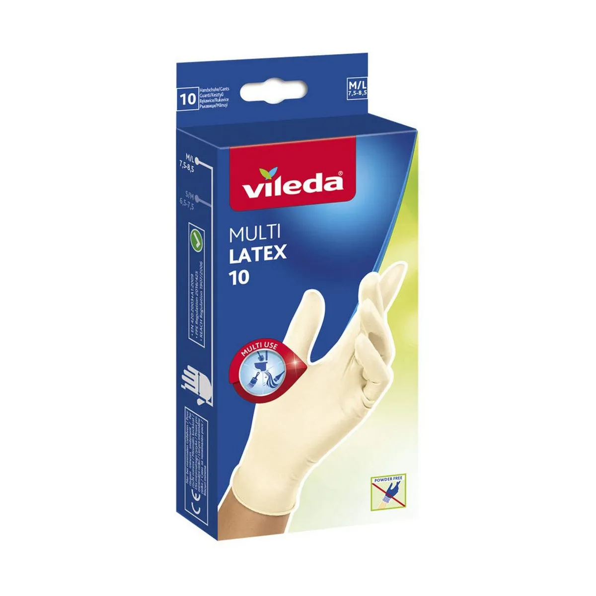 Guanti Vileda 10 paia Taglia M/L