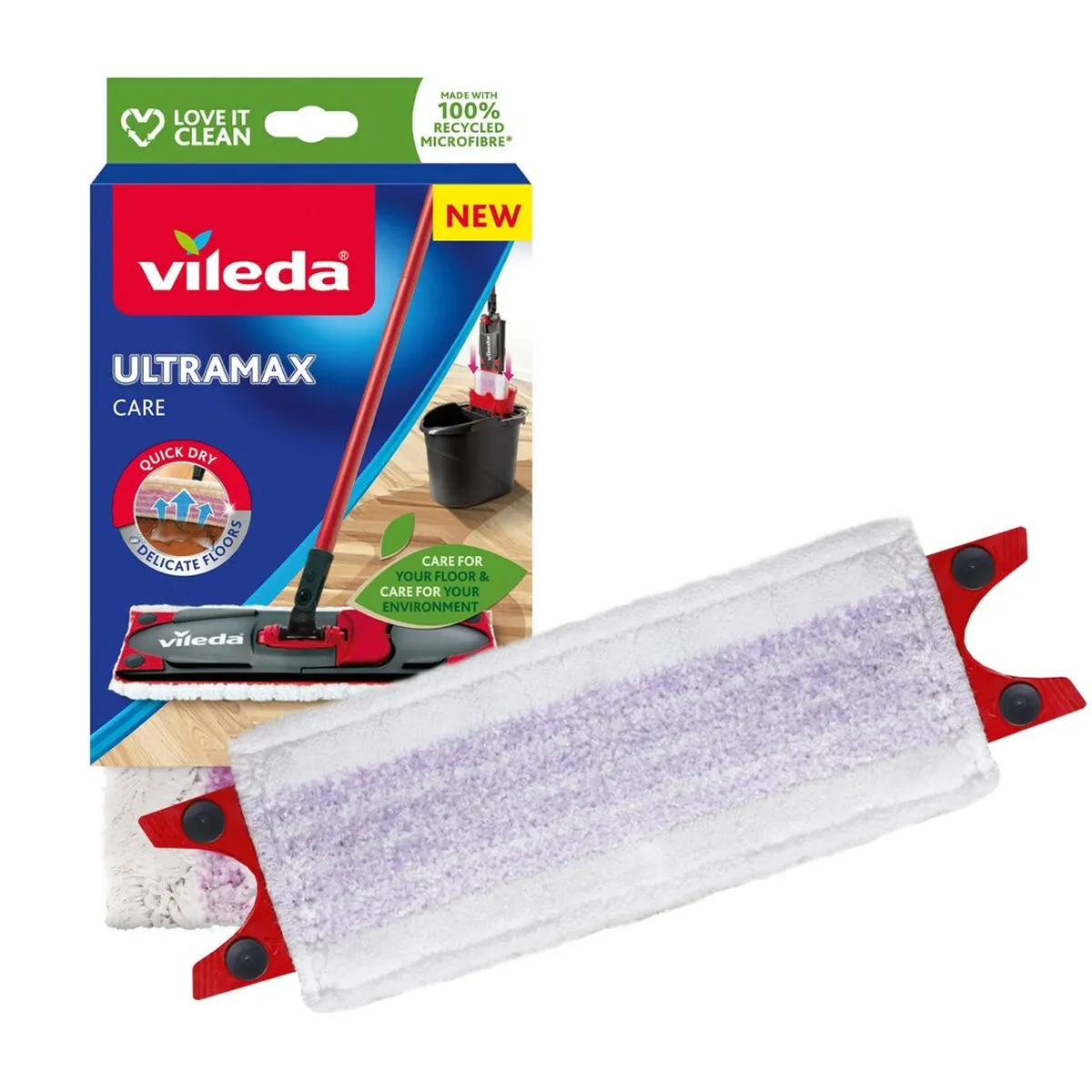 Ricambio Mocio Per Pavimenti Vileda Ultramax Care (1 Unità)