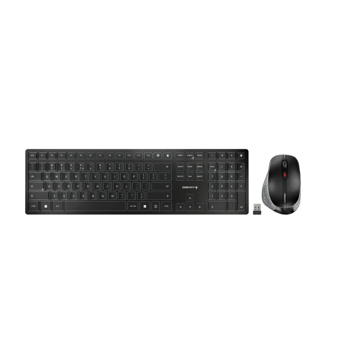 Tastiera e Mouse Wireless Cherry DW 9500 SLIM Qwerty in Spagnolo