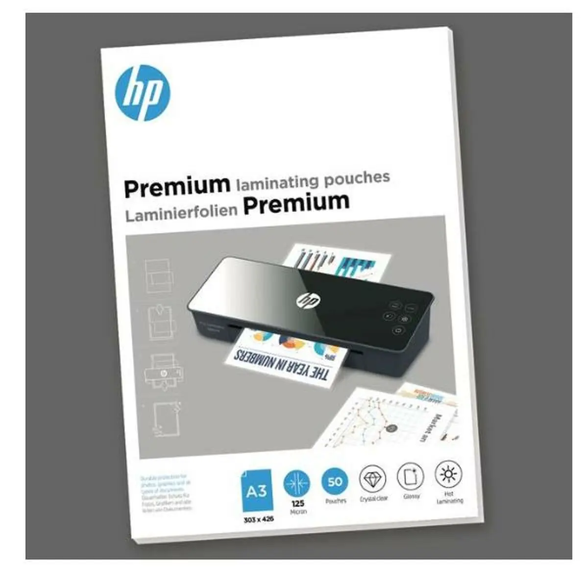 Custodie da plastificare HP 9127 A3 (50 Unità)