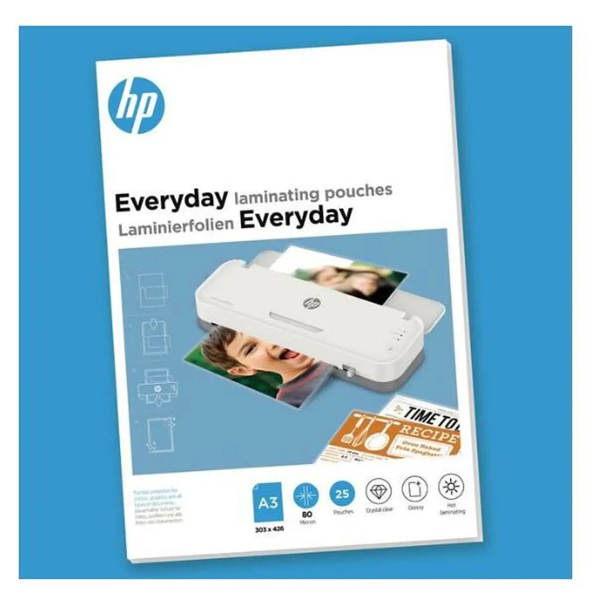 Fogli per Plastificare HP 9152 A3 (25 Unità)