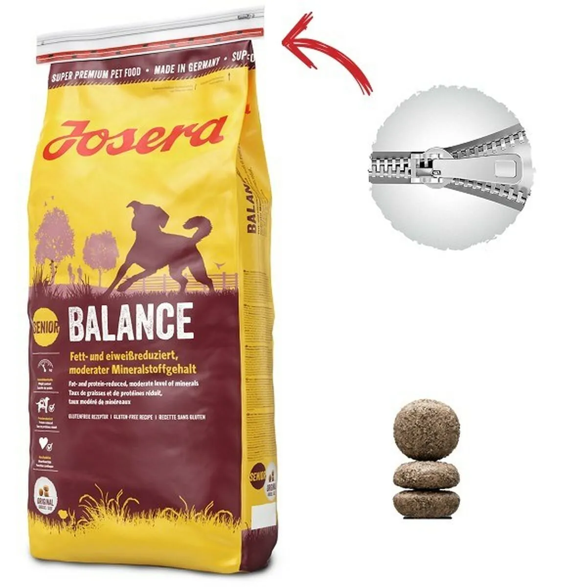 Io penso Josera Balance Anziano Pollo Riso Mais Uccelli 15 kg