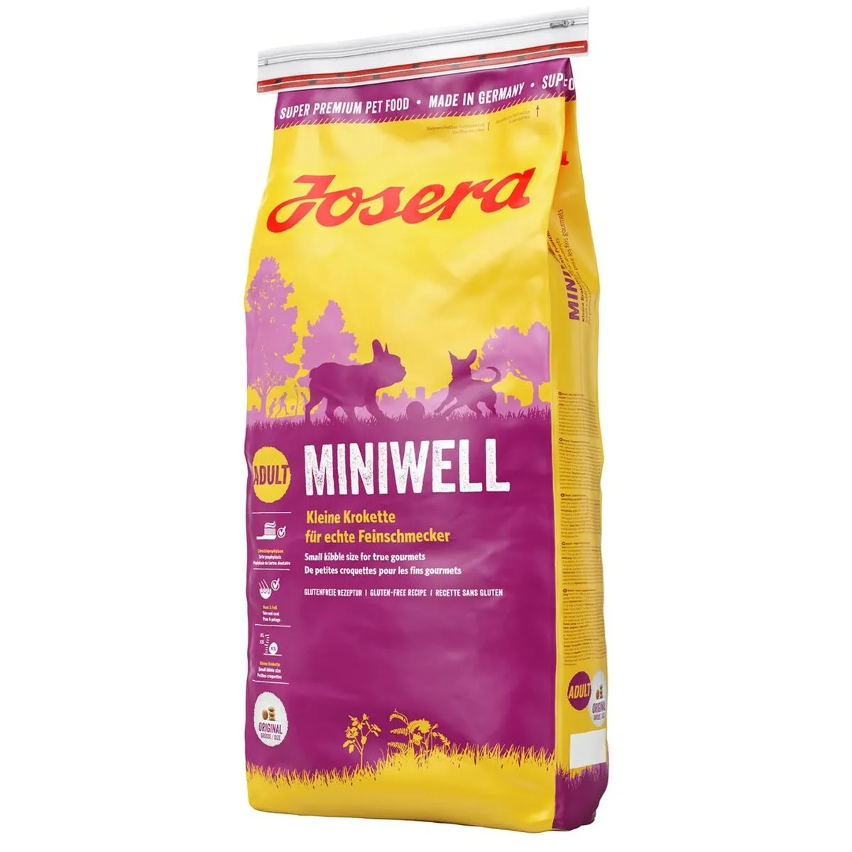 Io penso Josera Miniwell Adulto Riso Mais Uccelli 15 kg