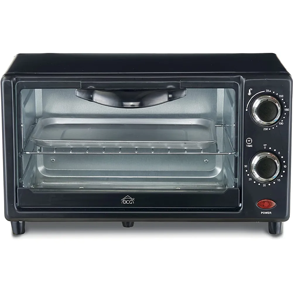 Forno Elettrico Fornetto 9 Litri 800W Termostato Regolabile Timer 15' DCG