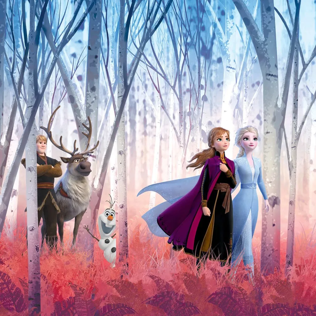 Komar Fotomurale Frozen Friends Forever 368x254 cm Blu