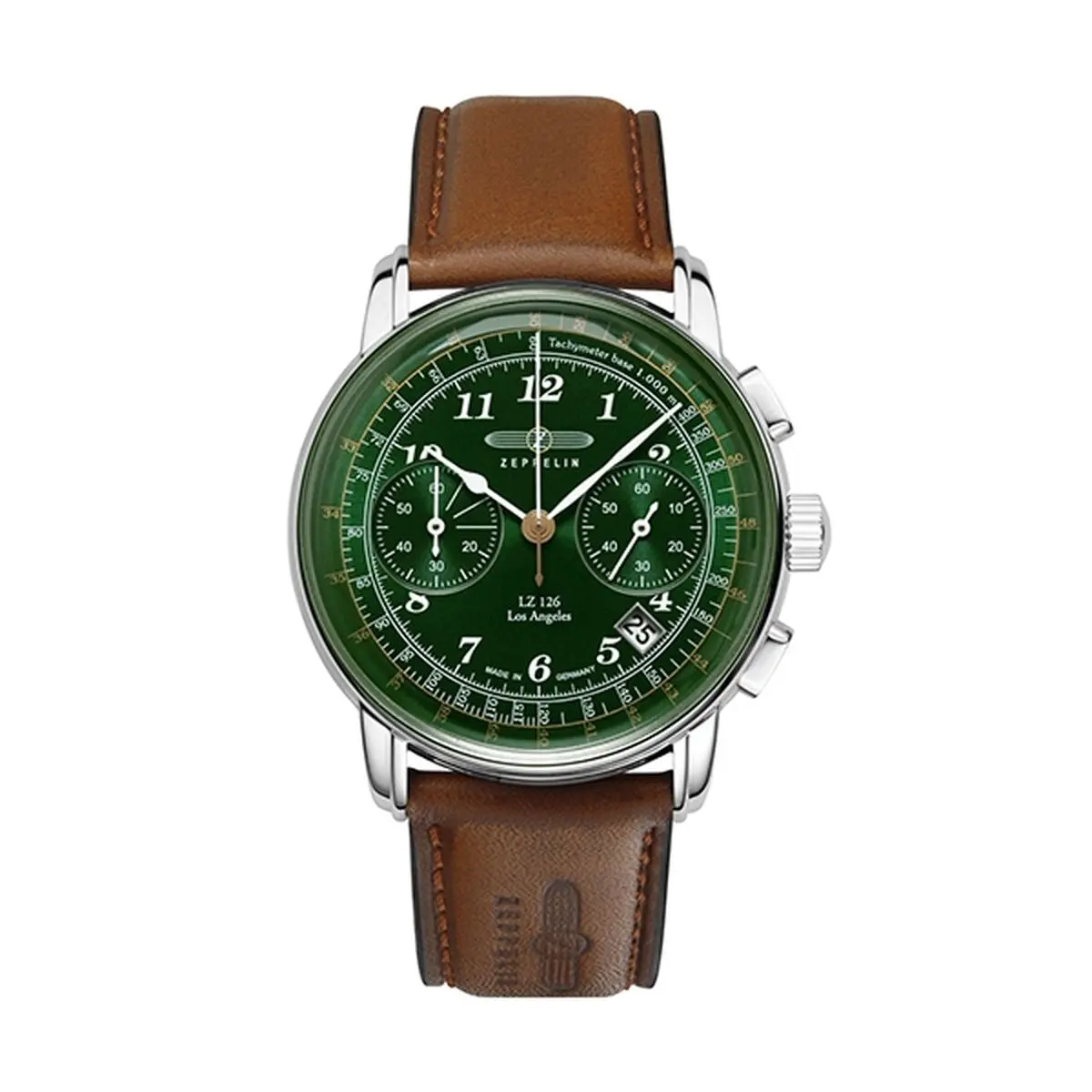 Orologio Uomo Zeppelin 7614-4 Verde