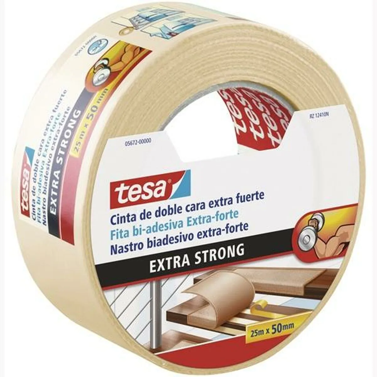 Nastro biadesivo TESA Beige