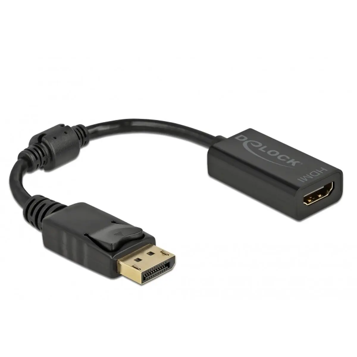 Adattatore DisplayPort con HDMI DELOCK 61011 Nero 15 cm