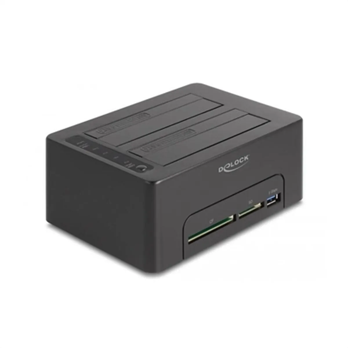 Dock Station Dual DELOCK 64183 Nero SATA USB 3.2