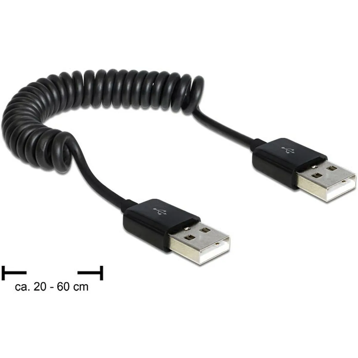 Cavo USB DELOCK 83239 Nero 0,6 m