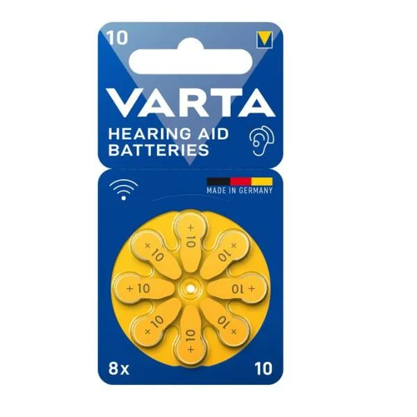 10 HEARING AID BATTERY 10 CF8