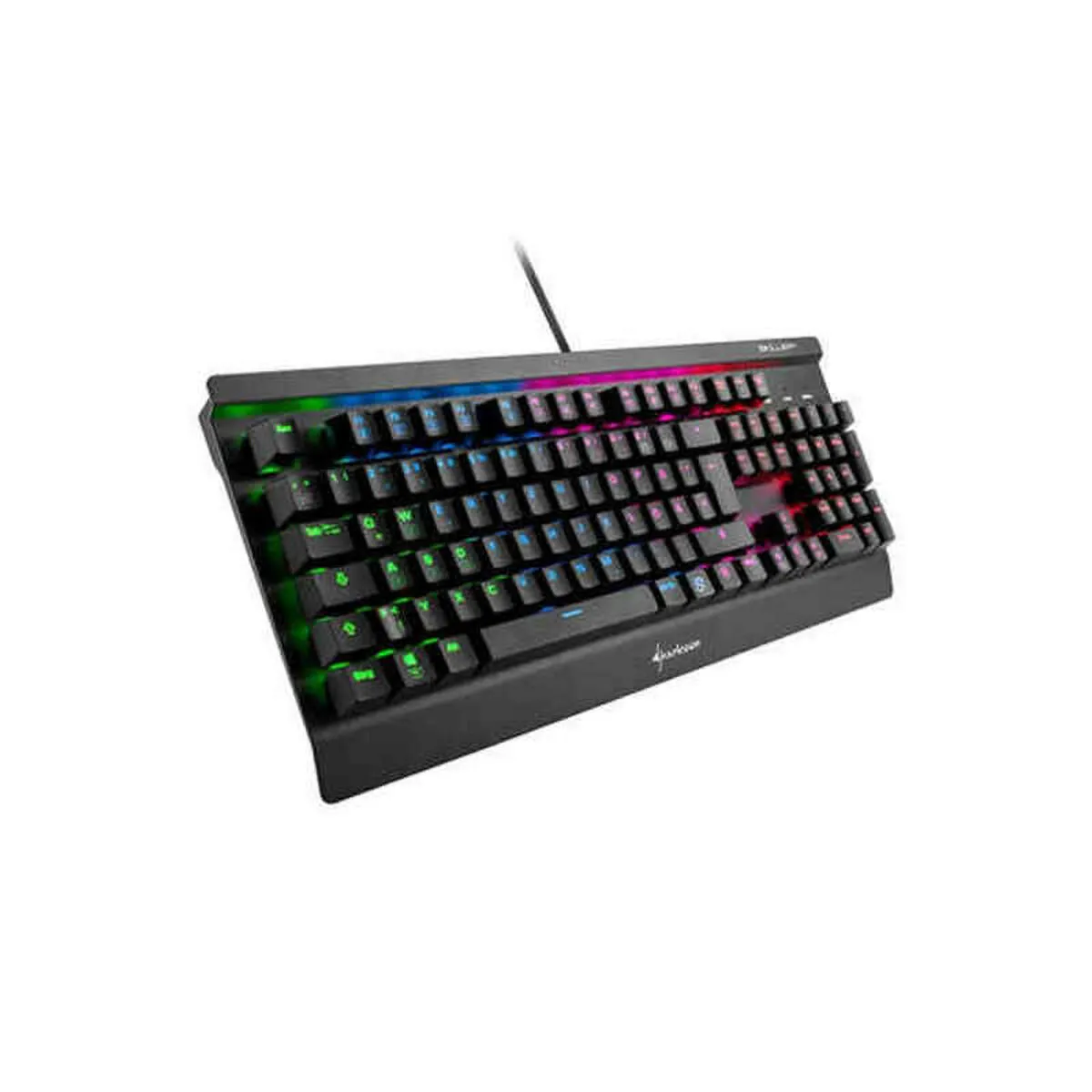 Tastiera per Giochi Sharkoon SKILLER MECH SGK3 RGB Nero Qwerty in Spagnolo