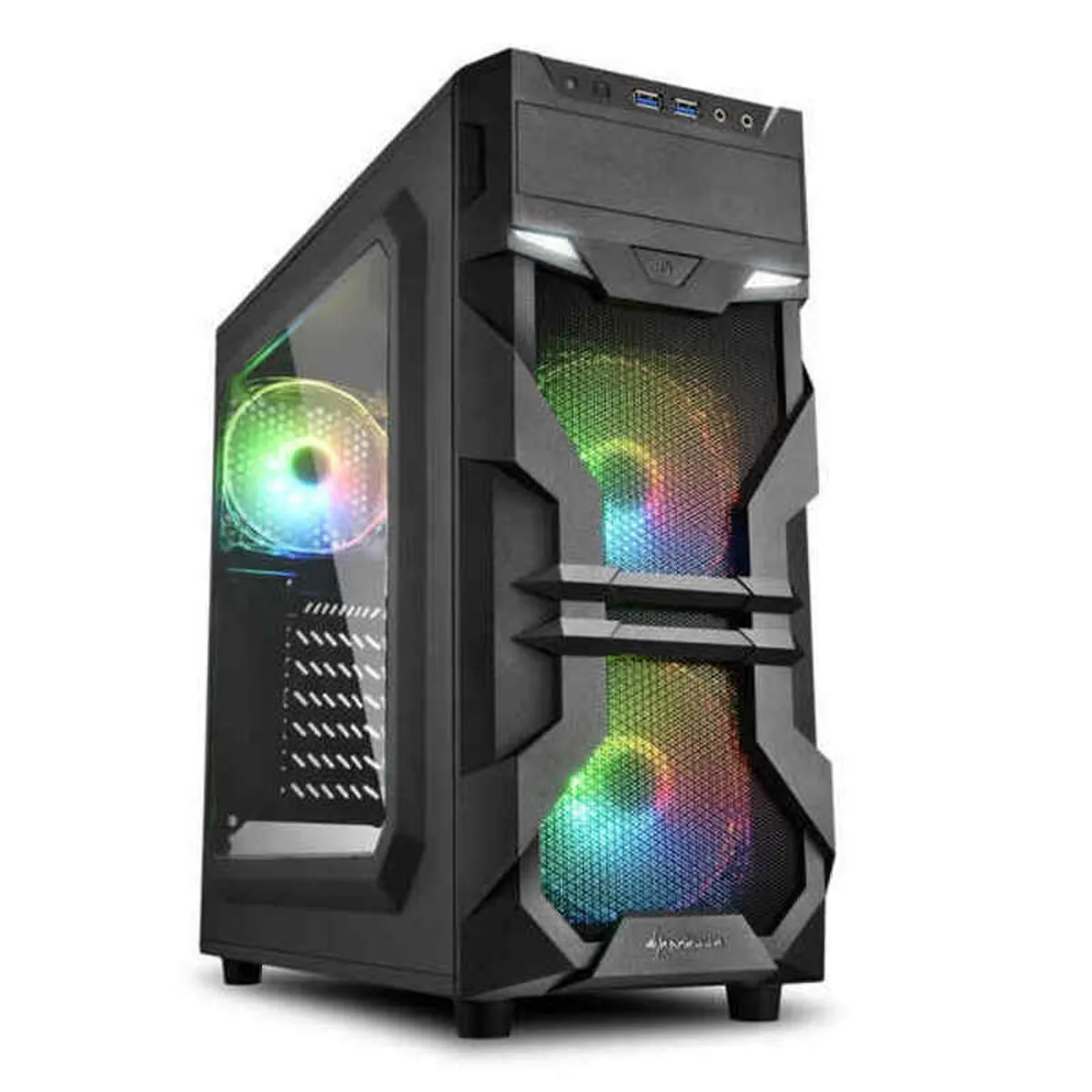 Case computer desktop ATX Sharkoon 4044951026869 Nero