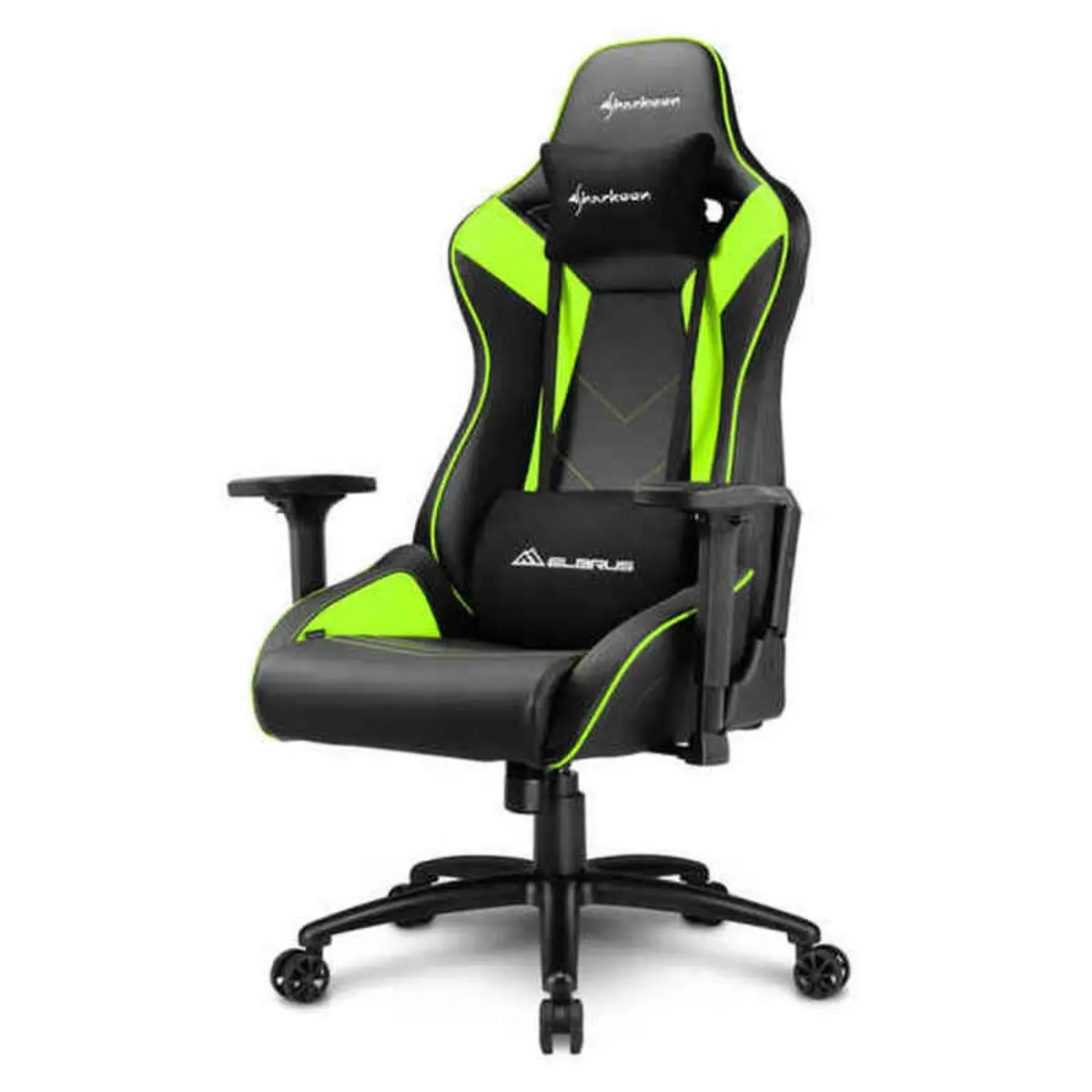 Sedia Gaming Sharkoon ELBRUS 3 Nero Verde Nero/Verde