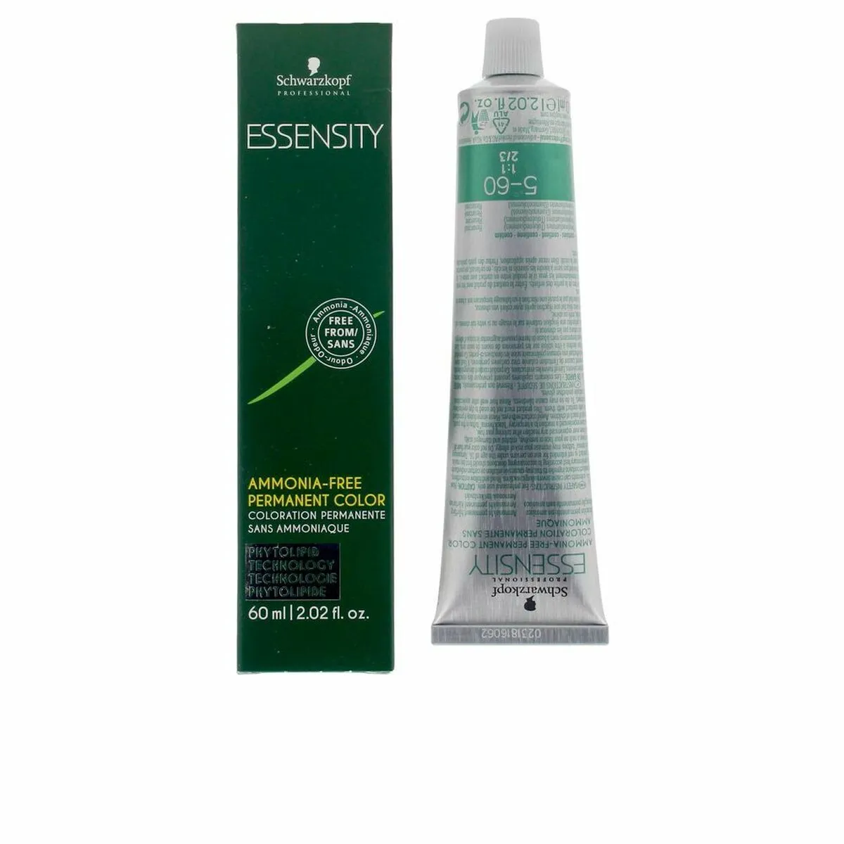 Tintura Permanente Schwarzkopf Essensity 5-60 Senza ammoniaca 60 ml