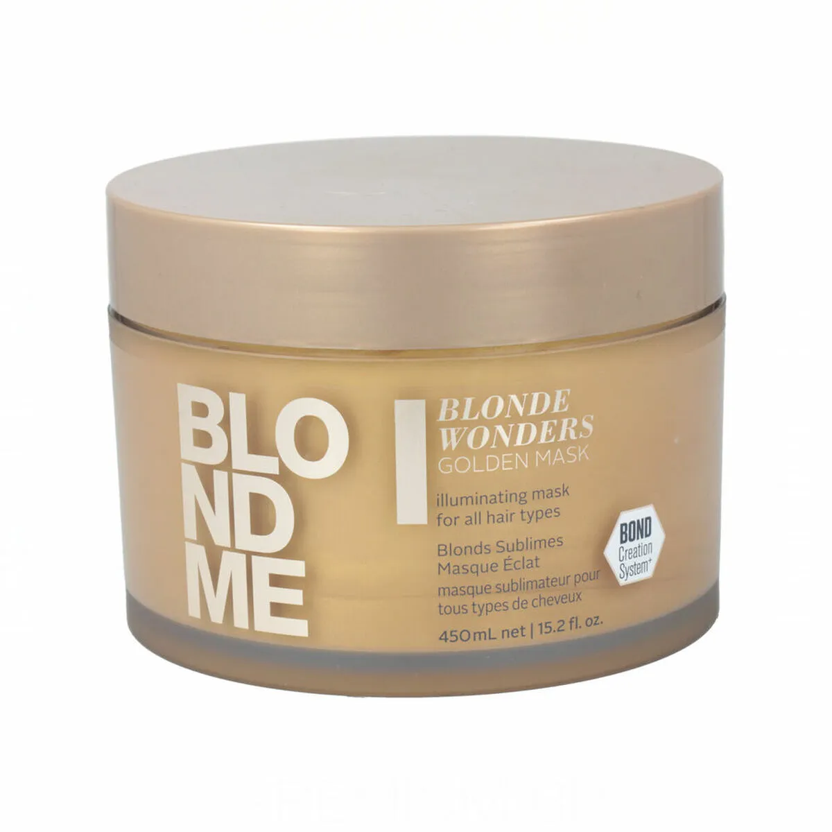 Maschera Schiarente Capelli Chiari Schwarzkopf  Blondme Blonde Wonders Golden (450 ml)