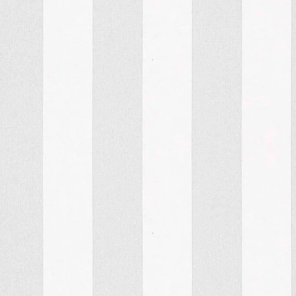 Topchic Carta da Parati Stripes Grigio Chiaro e Bianco